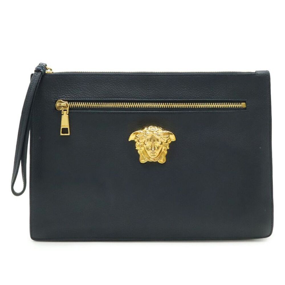 Versace Leather Clutch Bag
